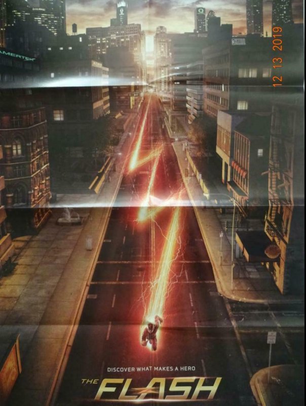 FLASH Promo Poster, 23 x 34, 2014, DC,  Unused more in our store 341