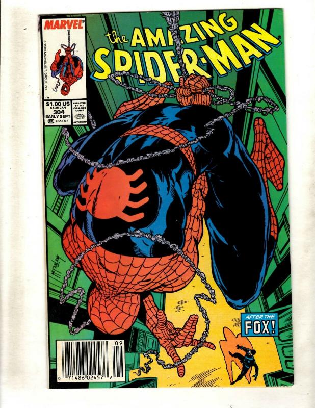 Amazing Spider-Man # 304 FN Marvel Comic Book McFarlane Venom Goblin May WS9