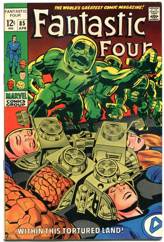 FANTASTIC FOUR #85, VF, Doctor Doom, Jack Kirby, 1961, more FF in store, QXT