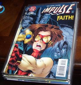 Impulse #14 (Jun 1996, DC) kid flash II aka bart allen white lightning