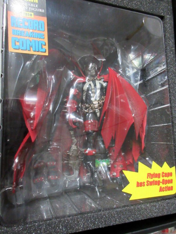 ③ SPAWN Trio Modern GREEN BOX Figure McFarlane Toy Kickstarter