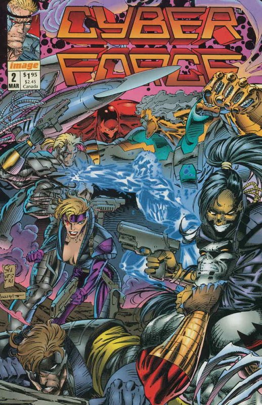 Cyberforce (Vol. 1) #2 VF/NM; Image | save on shipping - details inside
