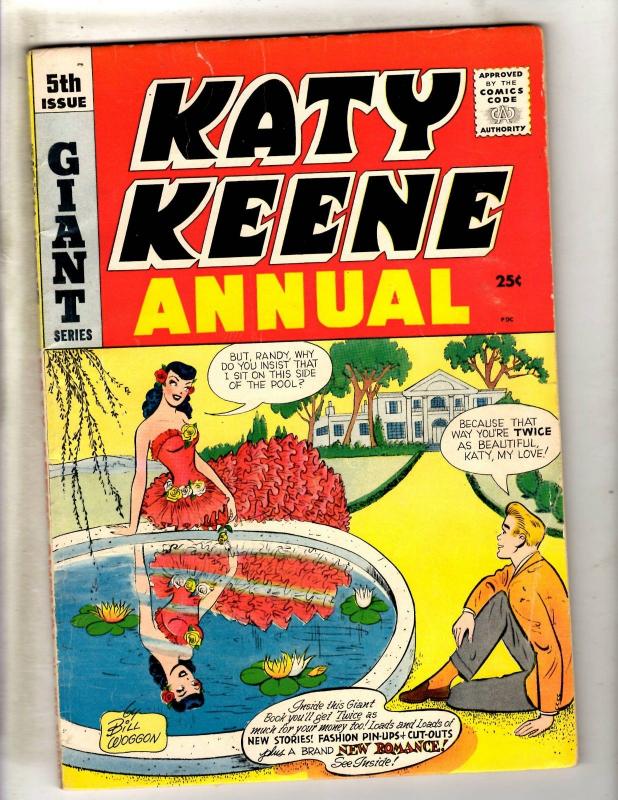 Katy Keene Annual Giant Series # 5 FN Archie Series Comic Book Bill Woggon JL10