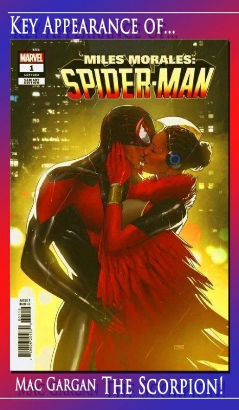 Miles Morales SpiderMan #1 KEY APP of THE SCORPION CLARK VARIANT / Gwen Rabble