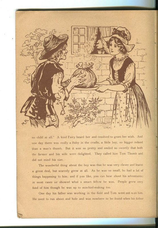 PICTORIAL FAIRY TALES #16 1910-TOM THUMB-MODERN COMIC BOOK FORERUNNER-good minus