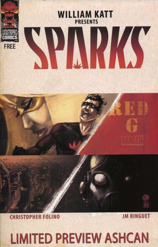 Sparks Ashcan #1 VF ; Catastrophic | William Katt