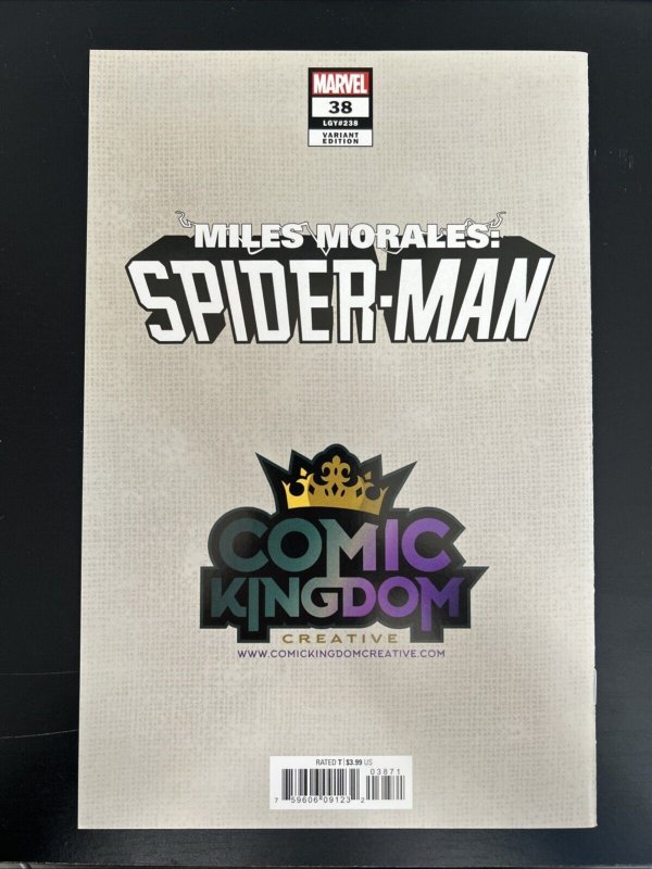 Miles Morales: Spider-Man #38 Bjorn Barends Variant Cover (A) Marvel Comics 2022