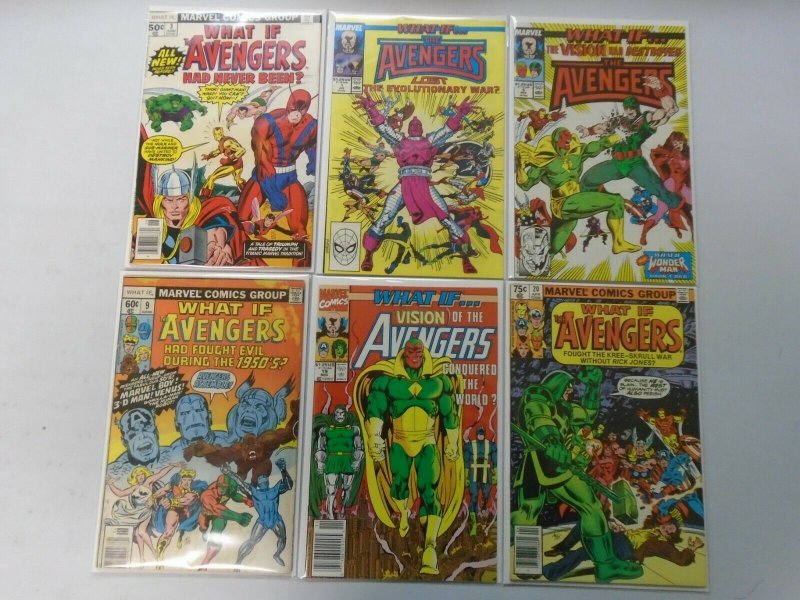 What If? lot 11 different Avengers issues avg 7.0 FN VF