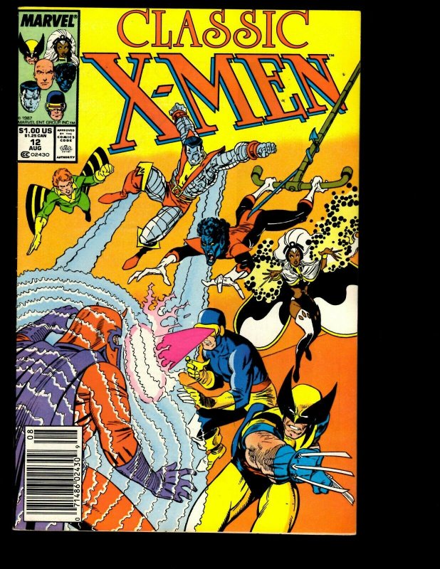 12 Classic X-Men Marvel Comics #7 8 9 10 11 12 13 14 15 16 17 18 Wolverine J409