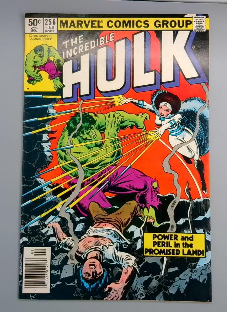 Incredible Hulk #256 VF- 1st Sabra, Newsstand Marvel Comics, 1981 JR1