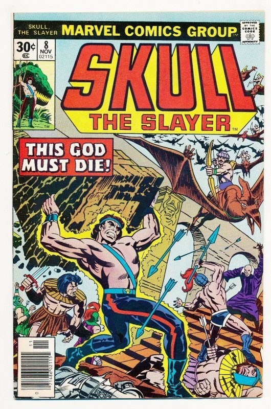 Skull the Slayer (1975) #1-8 FN+ to NM-, complete series