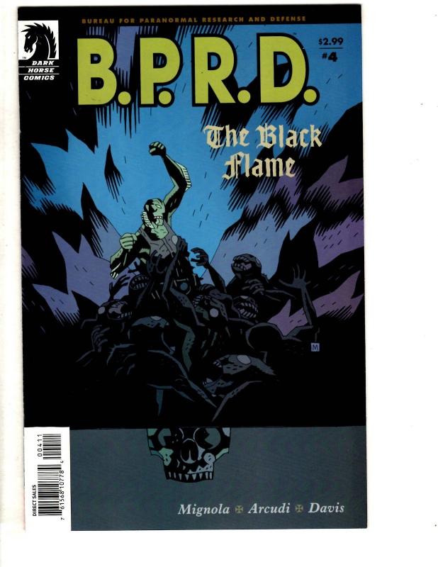 Lot Of 7 BPRD Dark Horse Comics Black Flame # 1 2 3 4 5 6 + Univ. Machine 1 CR28