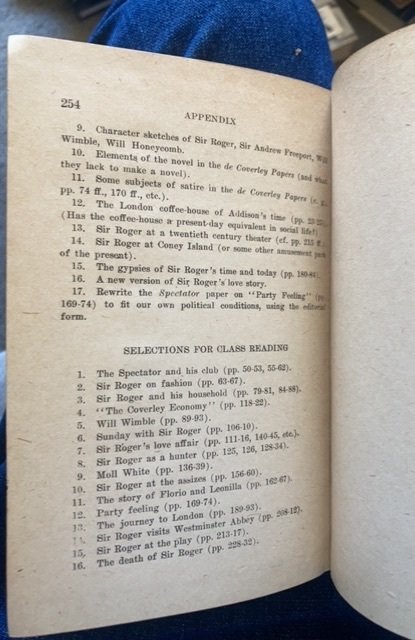 The Sir Roger DE Coverly papers, Abbott,1919