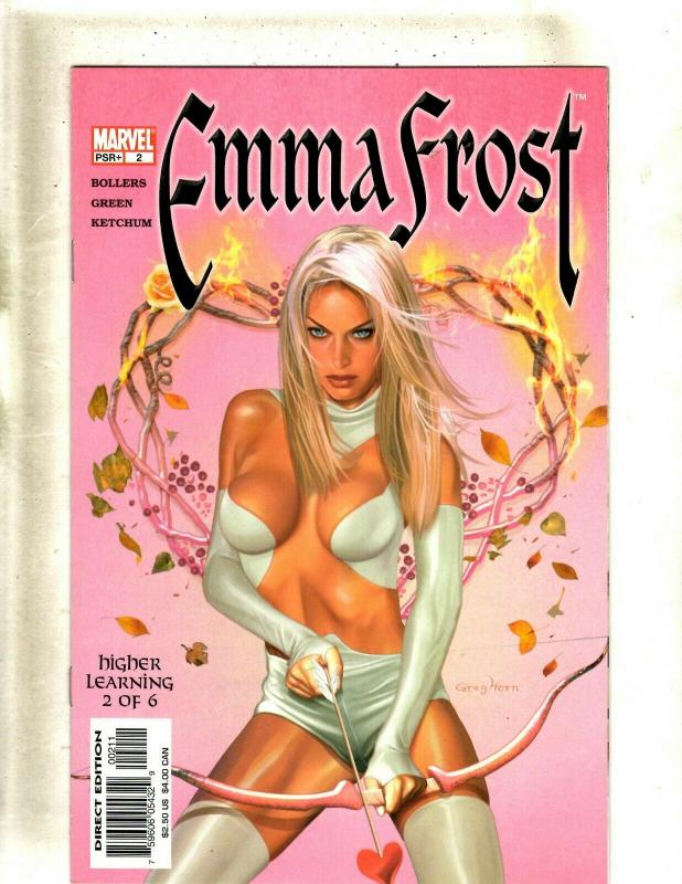 8 Comics Emma Frost 2 XMen Alpha 1 Excalibur Sentinel Mutants 61 Deathlok 6+ HY2