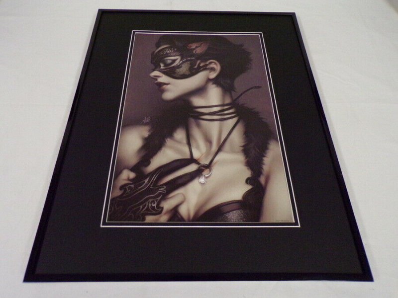 Catwoman #4 Framed 16x20 Cover Poster Display DC Comics Artgerm