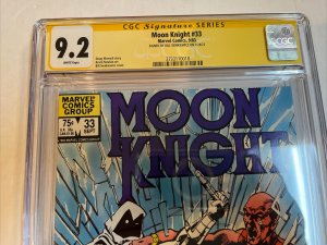 Moon Knight (1983) # 33 (CGC 9.2 SS WP) | Signed Sienkiewicz