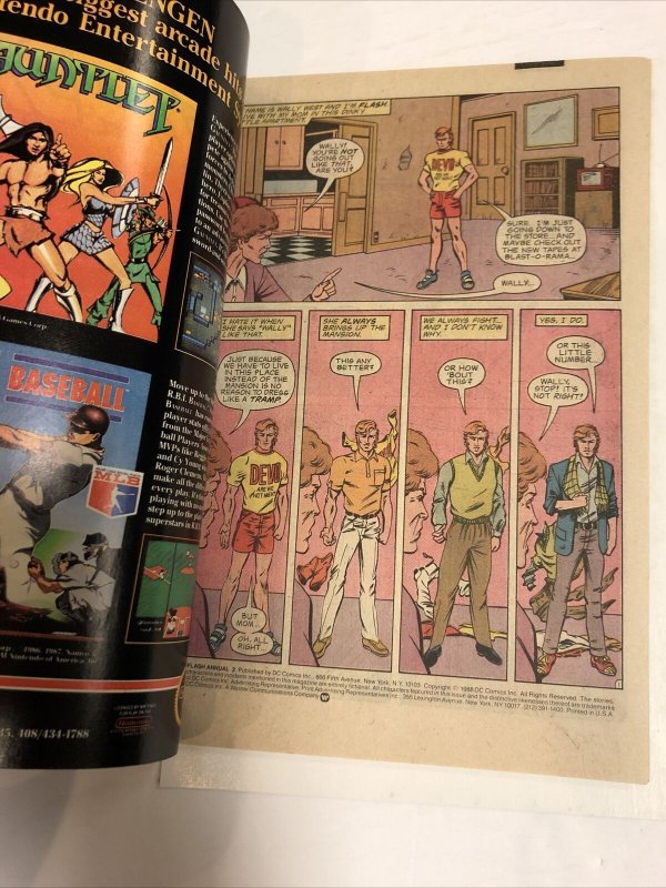 Flash Annual (1988)# 2 (VF) Canadian Price Variant CPV !