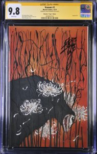 (2021) VENOM #1 1:100 VIRGIN VARIANT COVER CGC SS 9.8 Signed by PEACH MOMOKO