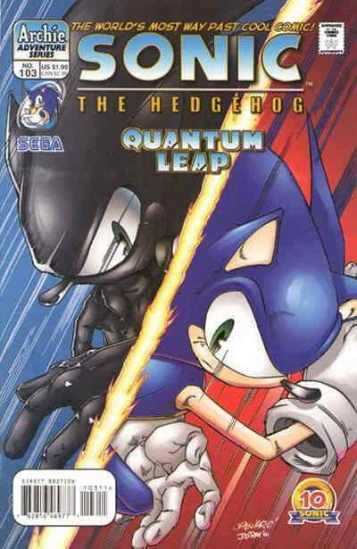 Sonic the Hedgehog #103 VG; Archie | low grade comic - save on shipping - detail