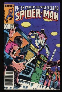 Spectacular Spider-Man #84 Newsstand Variant