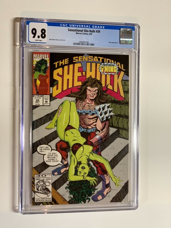 Sensational She-Hulk #39 CGC 9.8 1992 Marvel 