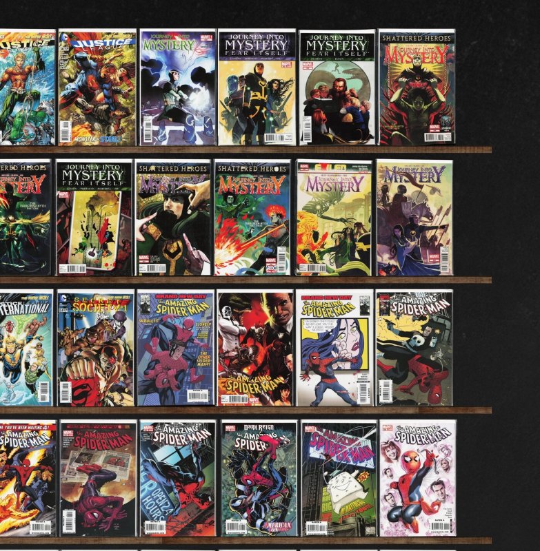 Huge Lot 150+ Comics with The Amazing Spider-Man, Justice League & More!