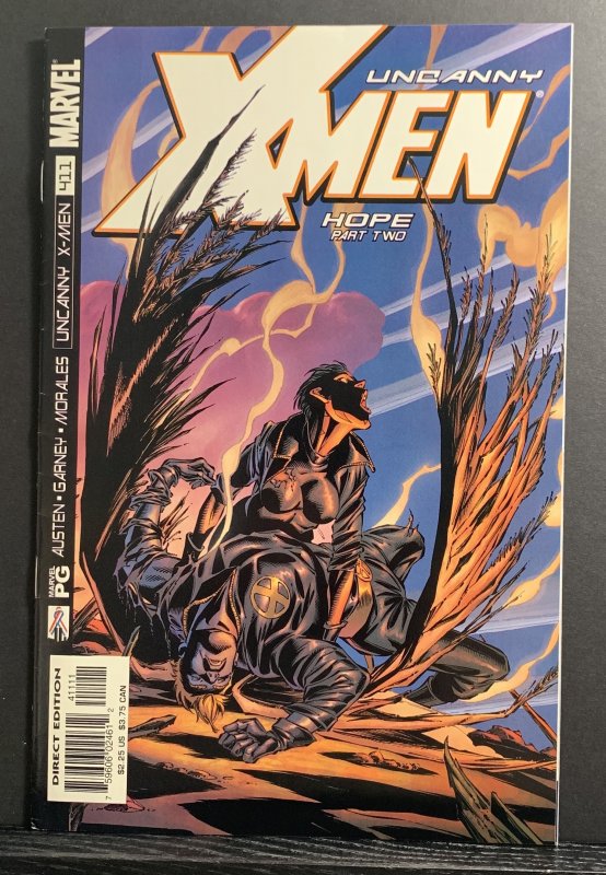 The Uncanny X-Men #411 (2002) Ron Garney / Mark Morales Nightcrawler Cover