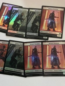 8 BEAST // HUMAN SOLDIER (Token ) 010 : Magic the Gathering MTG card; IKORIA, NM