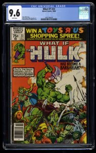 What If? #23 CGC NM+ 9.6 Newsstand Variant Hulk Becomes Barbarian Herb Trimpe!