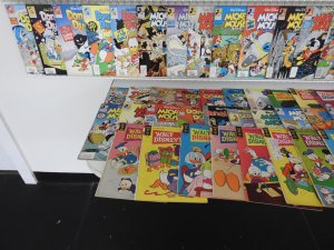 Huge Lot of 170 Comics W/ Uncle Scrooge, Donald Duck, Mickey Mouse! Avg. FN