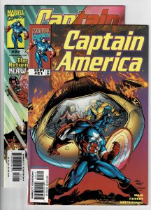 Captain America #21 & #22 (1999) Another Fat Mouse BOGO! BOGO? Read Description