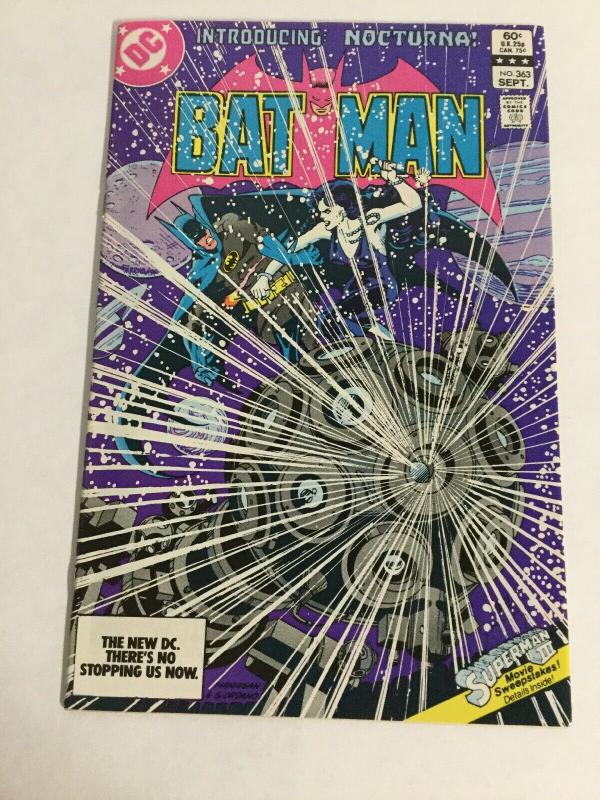 Batman 363 Nm Near Mint First Nocturna DC Comics