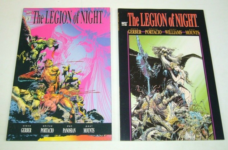 Legion of Night #1-2 VF/NM complete series STEVE GERBER whilce portacio marvel