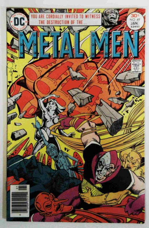 Metal Men #49 VF-  High Grade DC Comic  1976 Bronze Age Comics book