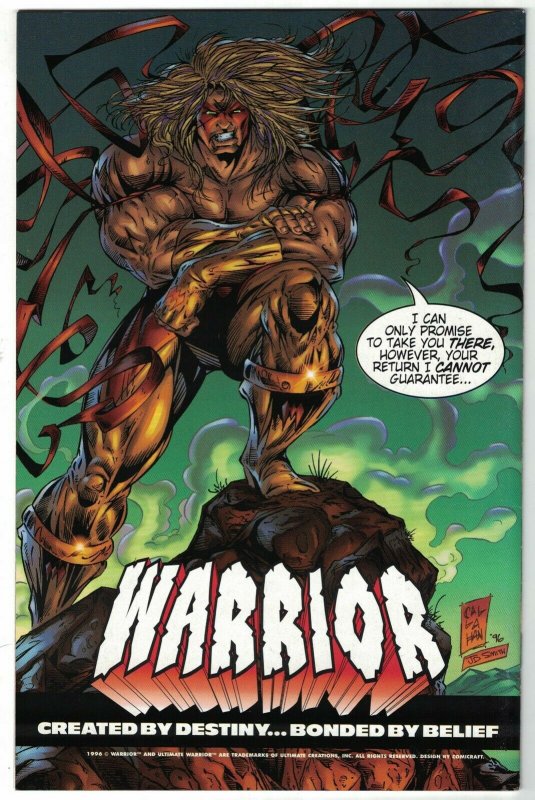 Warrior #1-4 VF/NM complete series + ashcan + x-mas special - ultimate warrior