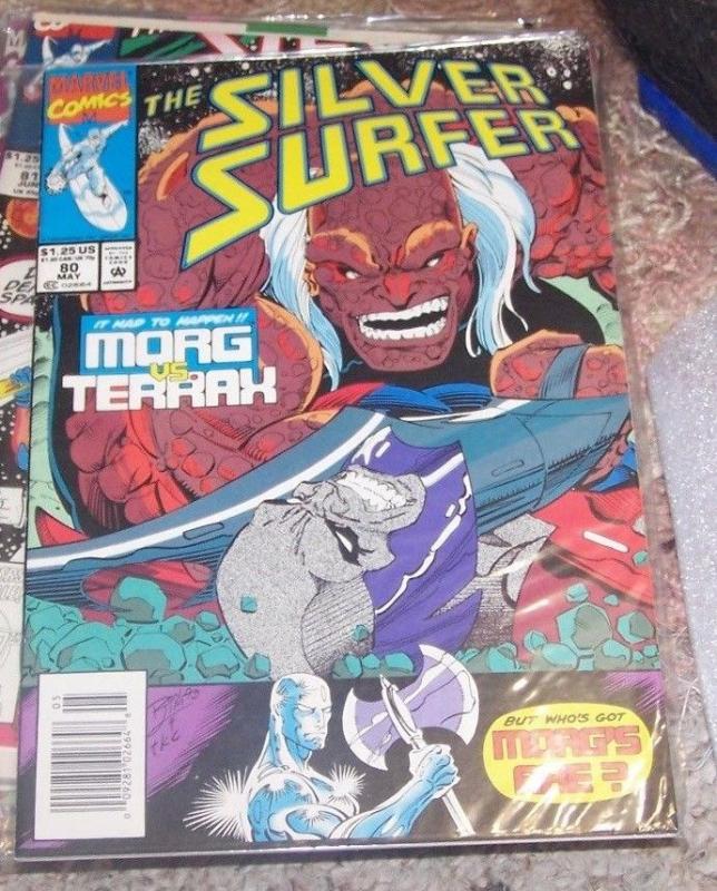 Silver Surfer #80 (May 1993, Marvel) morg vs terral heralds of galactus