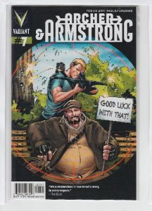 ARCHER & ARMSTRONG (2012 VALIANT) #7 REG LUPACCHINO CVR