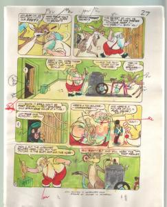 Rudolph The Red Nosed Reindeer Original Production Art-Page 27