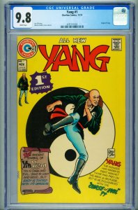 Yang #1 CGC 9.8--1973--Charlton--1st issue--comic book-- 4291311002