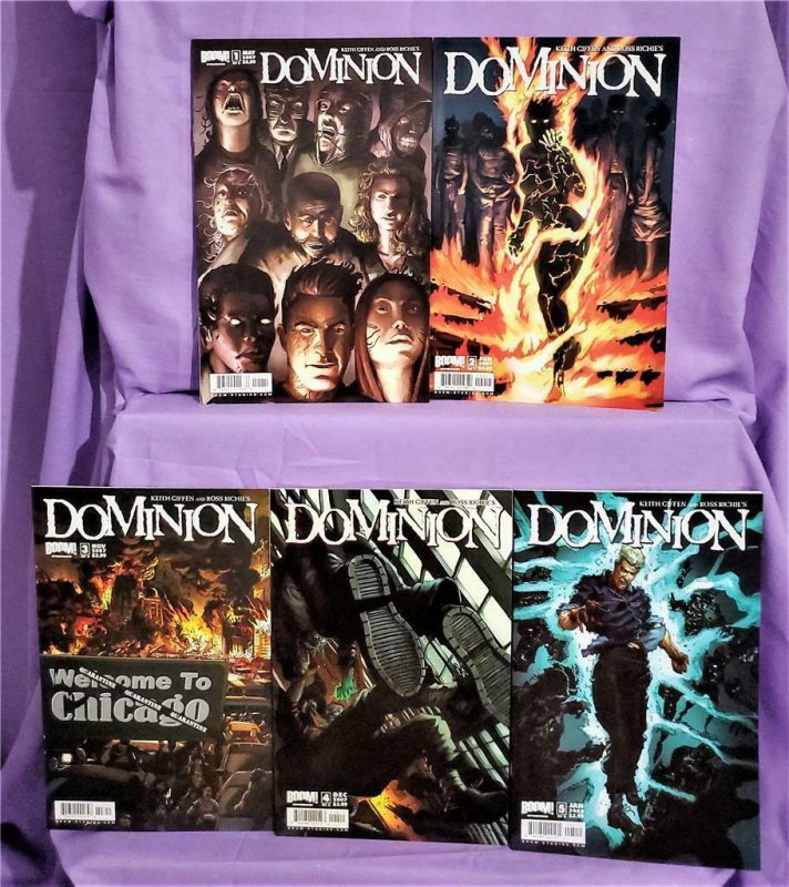 DOMINION #1 - 5 Tim Hamilton Keith Giffen (Boom! Studios, 2007)! 