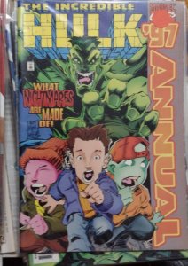 INCREDIBLE HULK annual   #   1997 marvel disney    onslaught aftermath newstand