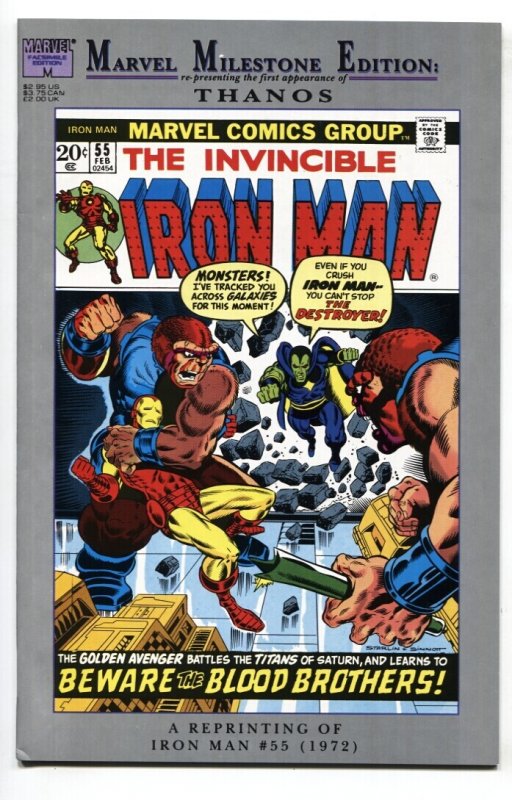 Marvel Milestone Edition: Iron Man #55  1992 - Marvel  -VF/NM - Comic Book