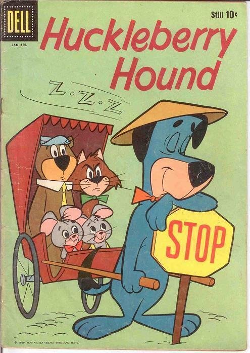 HUCKLEBERRY HOUND (1959-1970 DELL/GK) 3 VG COMICS BOOK