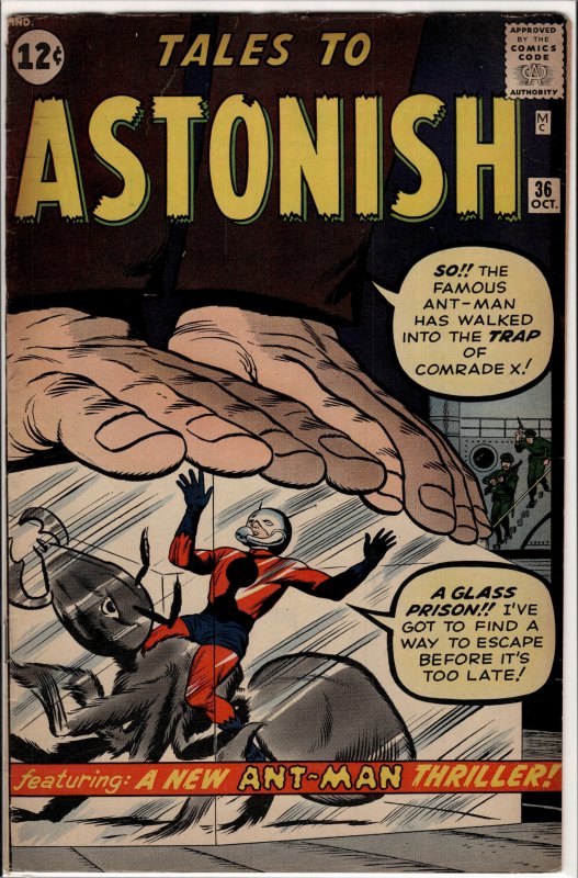 Tales to Astonish #36 (1962) Ant-Man