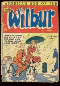 WILBUR COMICS #23 1949 ARCHIE COMICS KATY KEENE FASHION G-