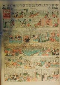 Boob McNutt Sunday by Rube Goldberg from 8/3/1930 Large Rare Full Page Size! 