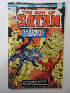 Son of Satan #3 (1976) VG Condition moisture stain