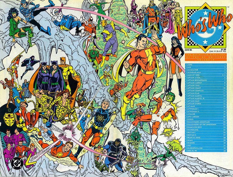 Catwoman! Cyborg! Darkseid! WHO'S WHO DEFINITIVE DIRECTORY of DCU #4. 5, 6!