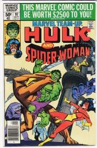 Marvel Team-Up #97 Newsstand Edition (1980) Hulk