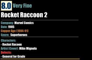 Rocket Raccoon 2 (1985) Mike Mignola VF Marvel Comics